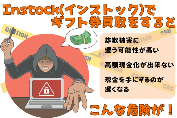 Instock(インストック)でギフト券買取をするとこんな危険が！