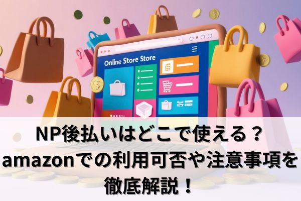 NP後払いはどこで使える？amazonでの利用可否や注意事項を徹底解説！