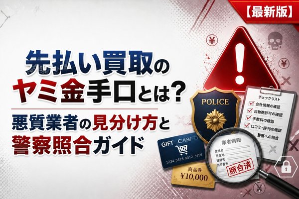 先払い買取のヤミ金手口とは？悪質業者yの見分け方と警察照合ガイド